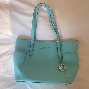 Michael kors teal bag